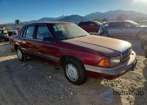 1989 Dodge Spirit z USA, uszkodzony, nr VIN 1B3BA46J8KF414562